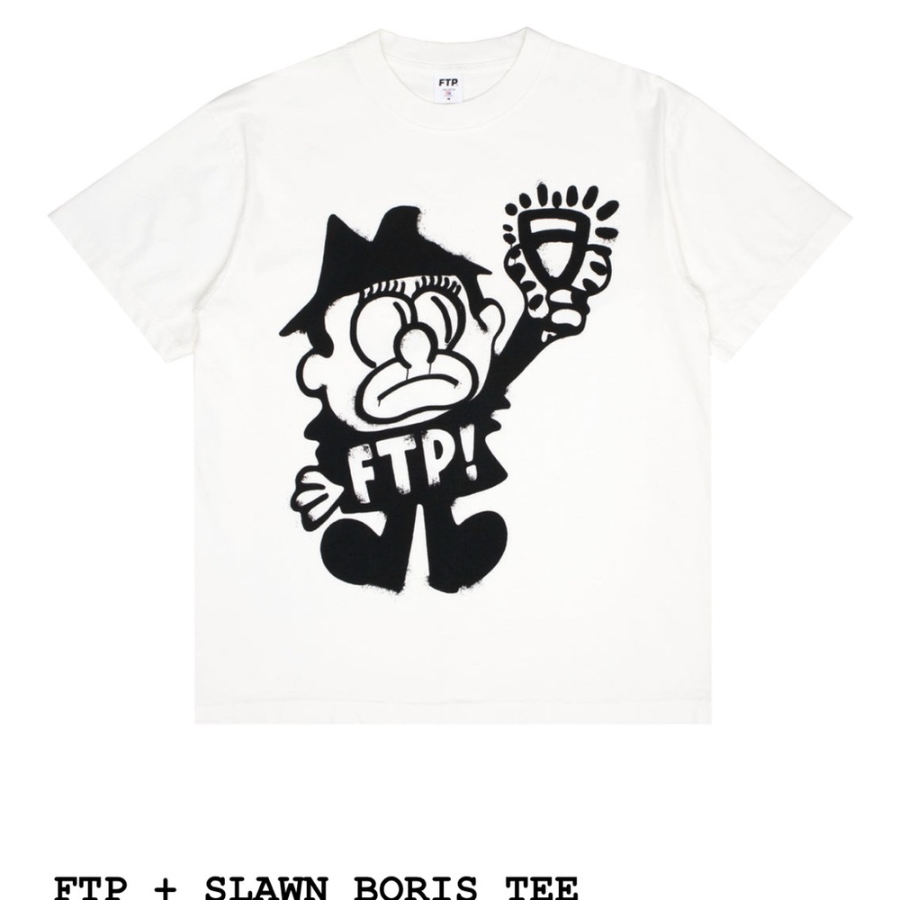 FTP White Short Sleeve Graphic Tee
